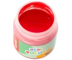 Dažai piešti pirštais KORES DEDI KOLOR 30 ml, 6 spalvos