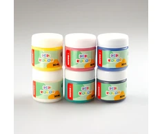 Dažai piešti pirštais KORES DEDI KOLOR 30 ml, 6 spalvos