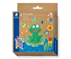 Dažai piešti pirštais STAEDTLER Noris Junior, 4 vnt.