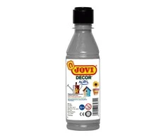 Akriliniai dažai JOVI, 250 ml, sidabrinė sp.