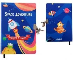 Dienoraštis Itotal Space Adventure, A5, su spynele