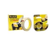 Dvipusė lipni juosta SCOTCH 665, 12 mm x 23 m, skaidri
