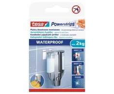 Dvipusio lipnumo nuimamos juostelės TESA Powerstrips Atsparus vandeniui Strips Large, didelės,atsparios vandeniui, 6vnt.