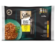 Ėdalas katėms SHEBA, paukštienos rinkinys, maišeliuose, 4 x 85 g