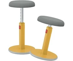 Ergonomiška kėdė Leitz Ergo Cosy, „du viename“, šiltai geltonos spalvos