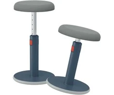 Ergonomiška kėdė Leitz Ergo Cosy, „du viename“, aksominės pilkos spalvos
