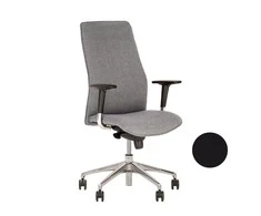 Ergonomiška vadovo kėdė NOWY STYL SOLO R STEEL AL70, juoda sp. CN9