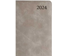 Fat Kalendorius PREMIER PLUS 2026, PU, A5, šviesi kakava