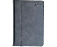 FAT Kalendorius PREMIER PLUS 2027, PU, A4, juoda