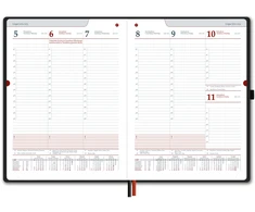 FAT Kalendorius PREMIER PLUS 2027, PU, A4, mėlyna