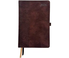 FAT Kalendorius TRADITIONAL 2026, PU, A5, ruda