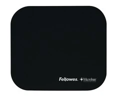 Fellowes Microban pelės kilimėlis, 264 mm x 280 mm x 3 mm, juodos spalvos
