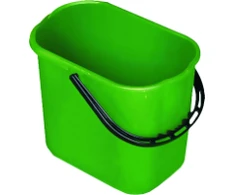 Dėklas Filmop Plastikinis kibiras PLUTO, 12 l, žalia sp.