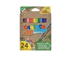 Flomasteriai CARIOCA JOY ECOFAMILY, 24 vnt.