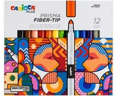Flomasteriai CARIOCA Plus 12 spalvų