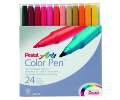 Flomasteriai PENTEL ARTS S360 24 spalvų, 1-2 mm