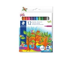 Flomasteriai STAEDTLER Noris Club, 12 vnt.