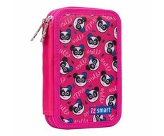 Forminis penalas SMART dvigubas, HP-01 Sveika, panda, mėlyna/rožinė