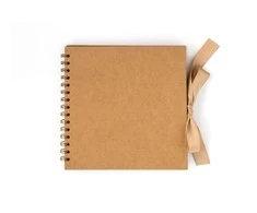 Galeria Papieru Nuotraukų albumas Kraft, 205x205mm, 35 lapai, rudas