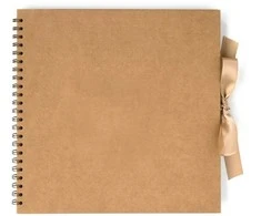 Galeria Papieru Nuotraukų albumas Kraft, 305x305mm, 35 lapai, rudas
