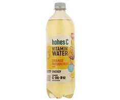 Gazuotas vanduo HOHES C, apelsinų ir marakujų skonio, su C+B6+B12 + guarana 0,75 l
