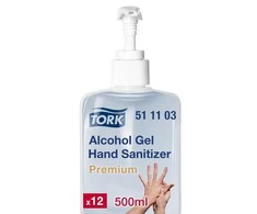 Gelinis rankų dezinfekantas TORK su pompa, 511103, 500 ml