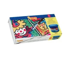 Guašas tempera JOVI, 35ml, 7 spalvų rinkinys su teptuku