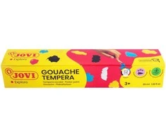 Guašas tempera JOVI, 35ml, 5 spalvų rinkinys su teptuku