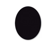 Plakatas Kreidinė lenta SECURIT Silhouette, ovali, 38x30 cm, juoda sp.