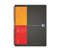 Sąsiuvinis su spirale OXFORD ACTIVEBOOK, A4, 80 lapų, langeliais