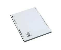 Skiriamieji lapai BANTEX STRONG-LINE, 1-100, A4, PP