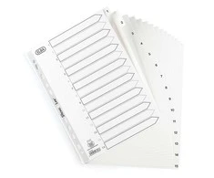 Skiriamieji lapai ELBA Strong-Line , 1-15, A4, PP