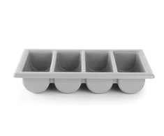 Hendi Dėklas įrankiams GN 1/1, pilkas, PP, 4 skyrių, 53 x 32,5 cm, H 10 cm, vnt