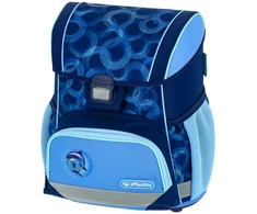 Herlitz Forminė kuprinė Loop empty Dolphin Ride, 22 x 31 x 37 cm