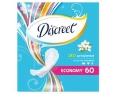 Higieniniai įklotai DISCREET Spring Breeze, 60 vnt.
