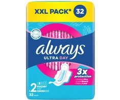 Higieniniai paketai ALWAYS Ultra Super Plus, S2, 32 vnt.