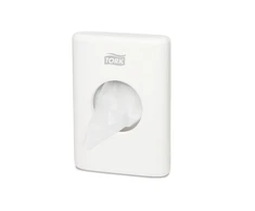 Higieninių paketų maišelių dozatorius TORK B5, 100 x 36 x 140 mm (566000), baltos spalvos