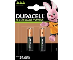 Įkraunamos baterijos DURACELL AAA 900 mAh, 2 vnt