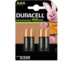 Įkraunamos baterijos DURACELL AAA 900 mAh, 4 vnt