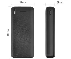 Išorinė baterija EMOS AlphaQ3, 20 000 mAh 22.5 W, juoda