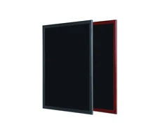 Juoda kreidinė lenta BI-OFFICE 120x90, juodas medinis rėmas