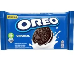 Kakaviniai sausainiai OREO su vanilės skonio įdaru, 264 g