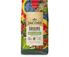 Kavos pupelės JACOBS Origins Brazil &amp; Colombia, 1kg