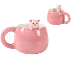 Keraminis Itotal puodelis PIGGY
