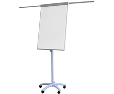 Konferencijų stovas MEMOBE PROFESSIONAL, mobilus, 2 šoniniai laikikliai, 105x68 cm