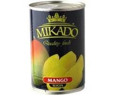 Konservuotos mangų skiltelės MIKADO, 420 g / 230 g