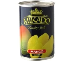 Konservuotos mangų skiltelės MIKADO, 420 g / 230 g