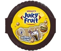 Kramtomos gumos juostelės JUICY FRUIT Cola, 56g