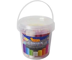 Spalvota kreida JOVI Classcolor Street, kibirėlyje, 7 spalvos, 20 kreidelių