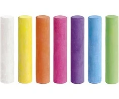Spalvota kreida JOVI Classcolor Street, kibirėlyje, 7 spalvos, 20 kreidelių